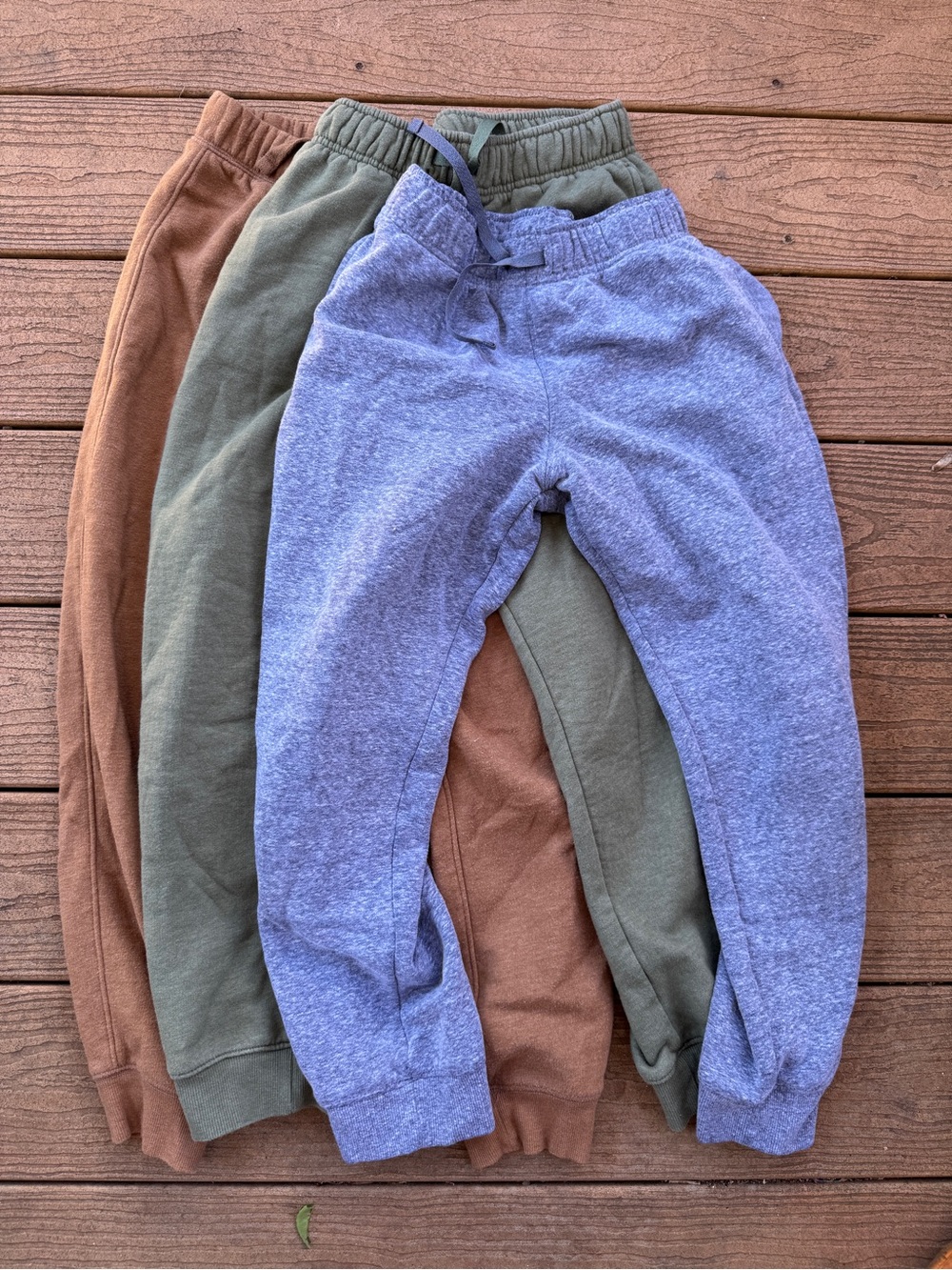Kids Jogger Pants - Gray, Green , Brown